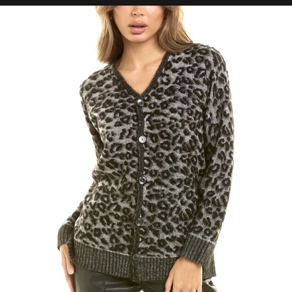 La Vie Rebecca Taylor Jacquard Cardigan L NWOT - Picture 11 of 14